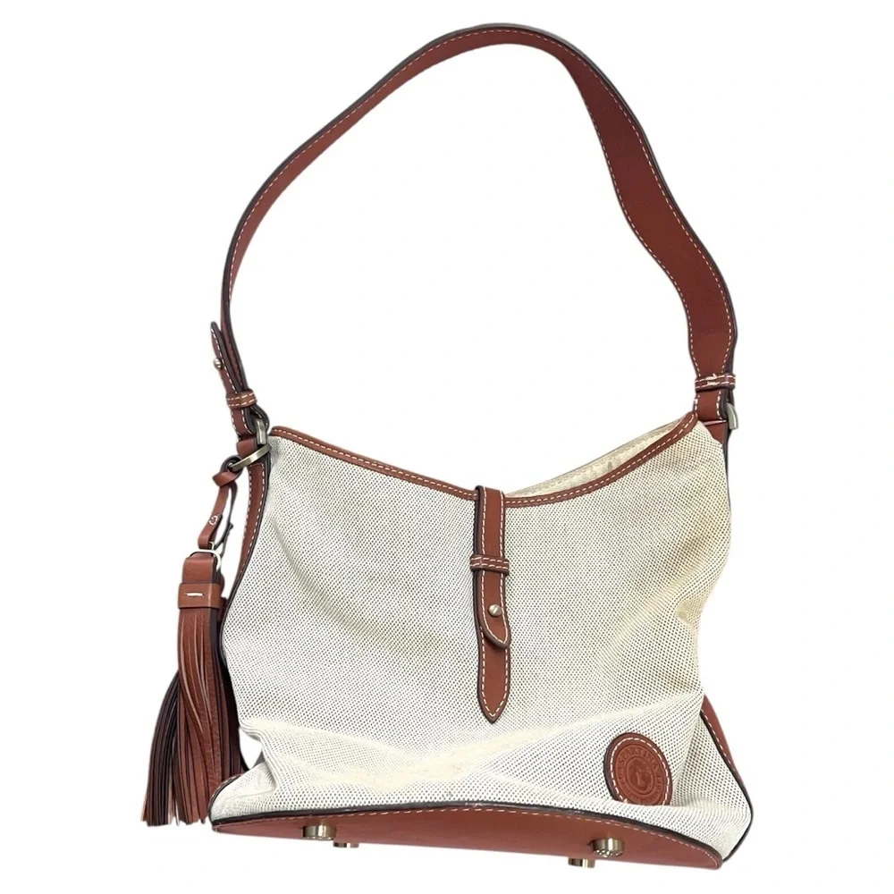 Spartina 449 Reeve Bucket Purse | Woven Saddle Brown